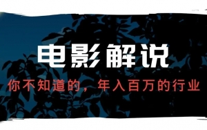 影视解说中视频变现项目：单天产出500~1000，看完后你会蠢蠢欲动